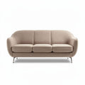 Fabric sofa in beige color for living room 180 x 80 x 85cm